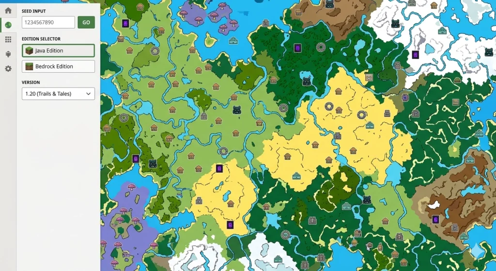 Minecraft Seed Map